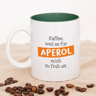 Kaffee vor Aperol - Tasse