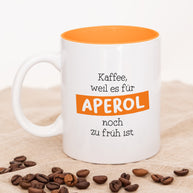 Kaffee vor Aperol - Tasse