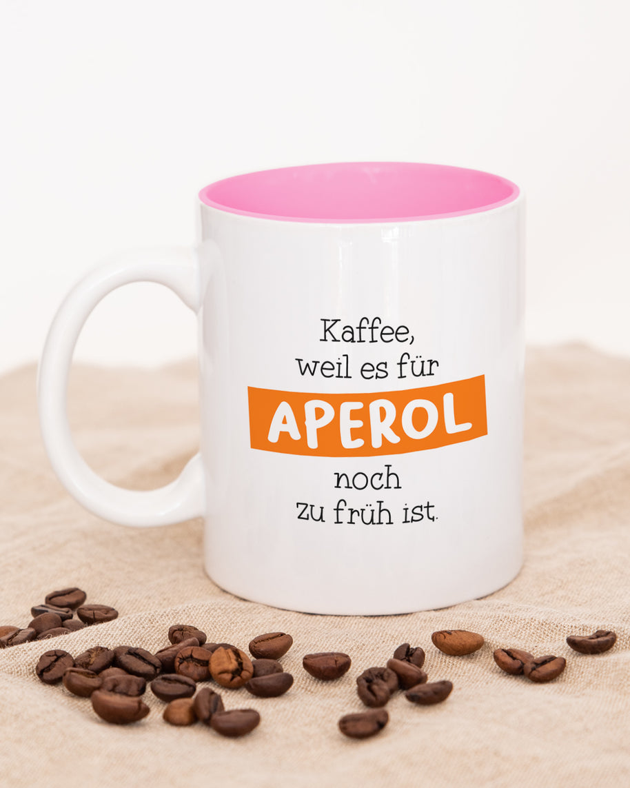 Kaffee vor Aperol - Tasse