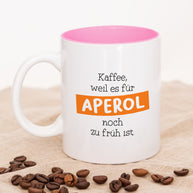 Kaffee vor Aperol - Tasse