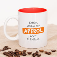 Kaffee vor Aperol - Tasse