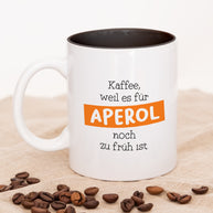 Kaffee vor Aperol - Tasse
