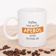 Kaffee vor Aperol - Tasse