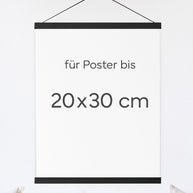 Posterleiste 20x30 cm Schwarz
