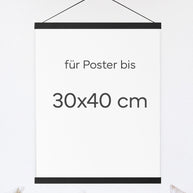 Posterleiste 30x40 cm Schwarz