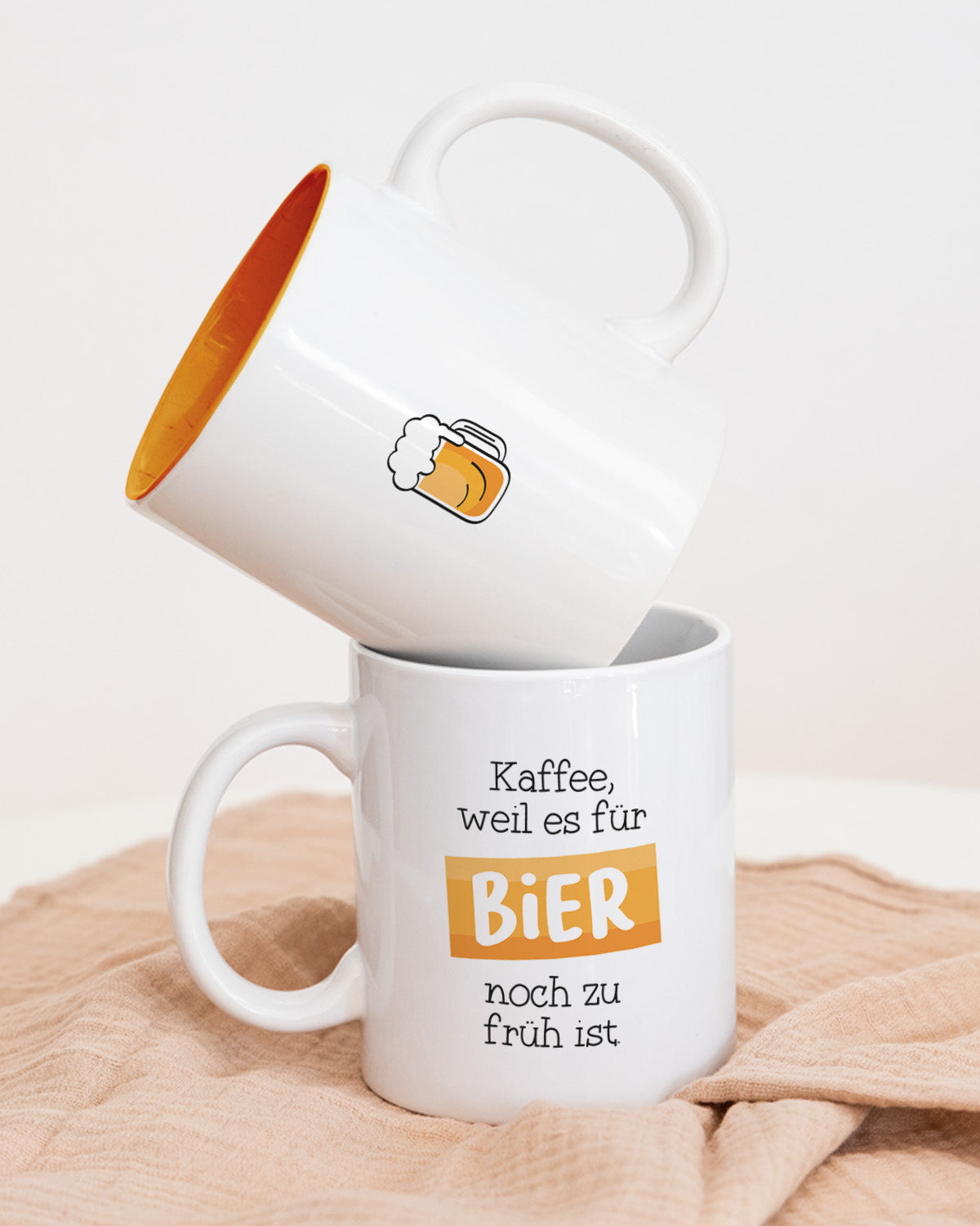 Kaffee vor Bier - Tasse Tasse Visual Statements®