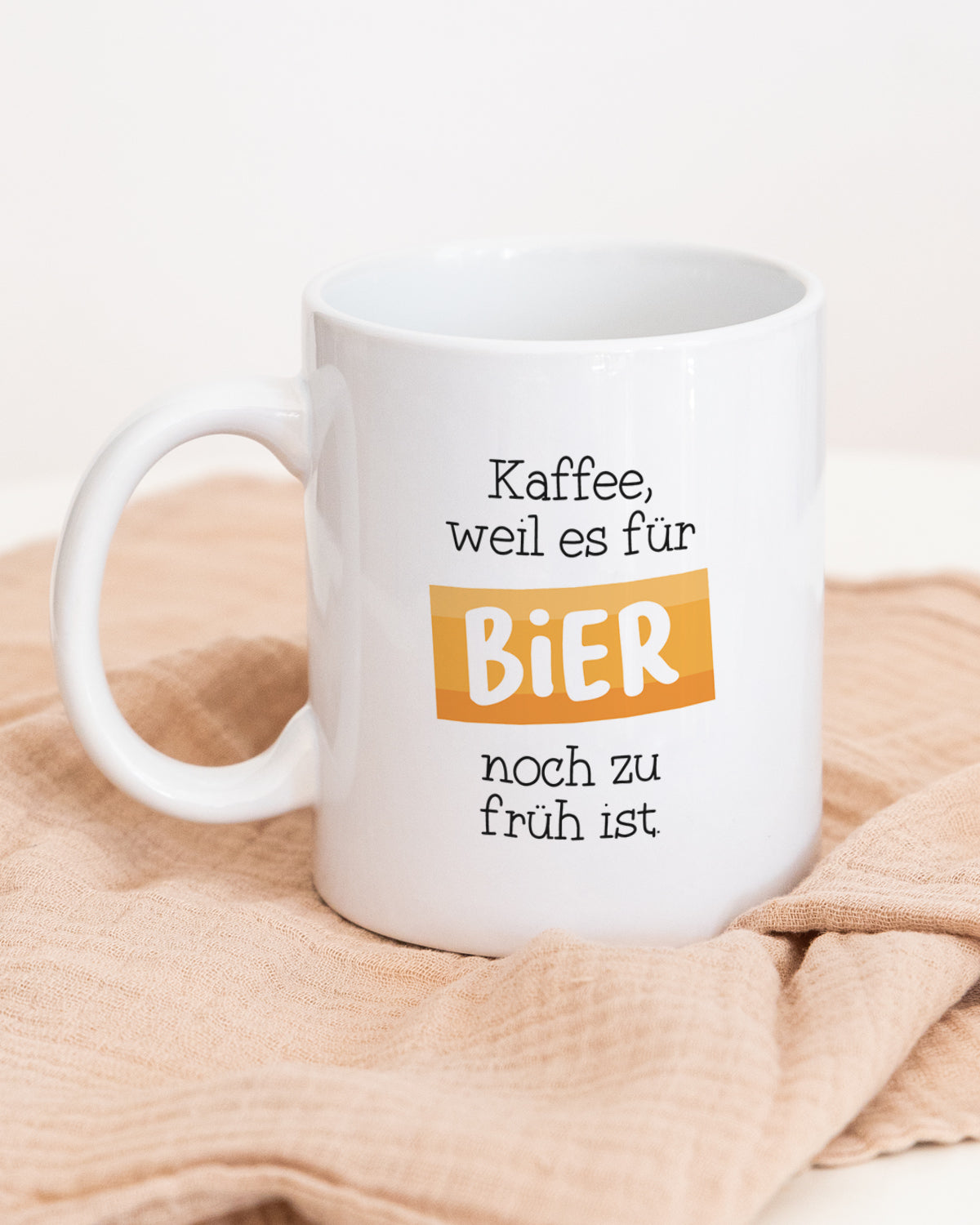 Kaffee vor Bier - Tasse Tasse Visual Statements®