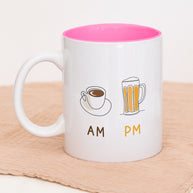 AM Coffee | PM Bier - Tasse