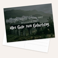 Du weißt schon wer - Postkarte