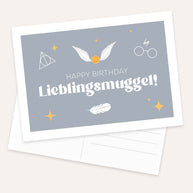 Lieblingsmuggel - Postkarte