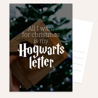 Hogwarts Letter - Postkarte
