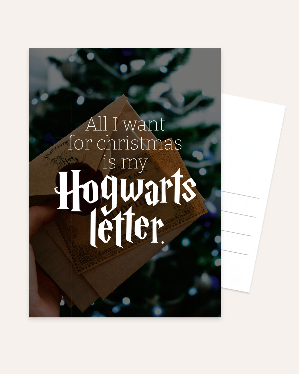 Hogwarts Letter - Postkarte Postkarte Visual Statements®