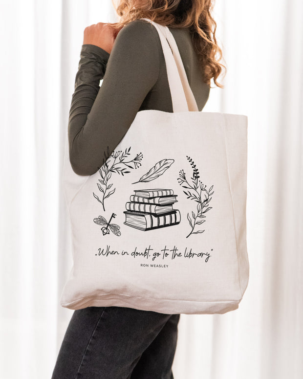 Library - Stofftasche