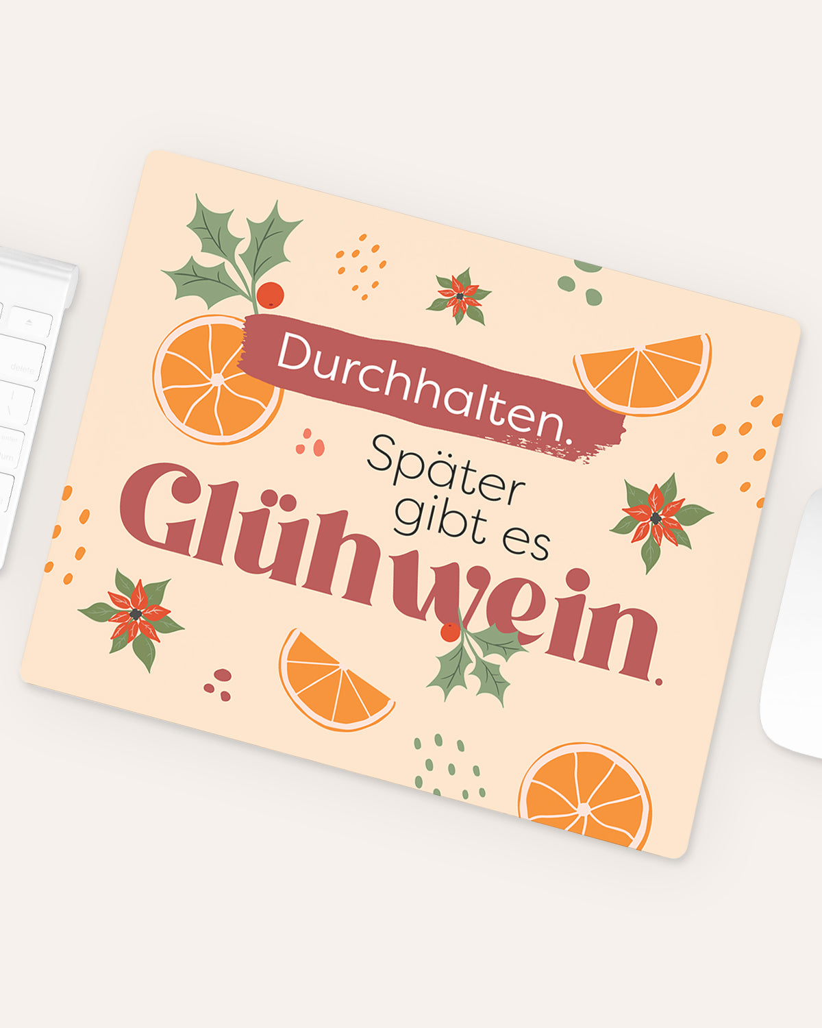Später gibt es Glühwein - Mousepad Mousepad Visual Statements®