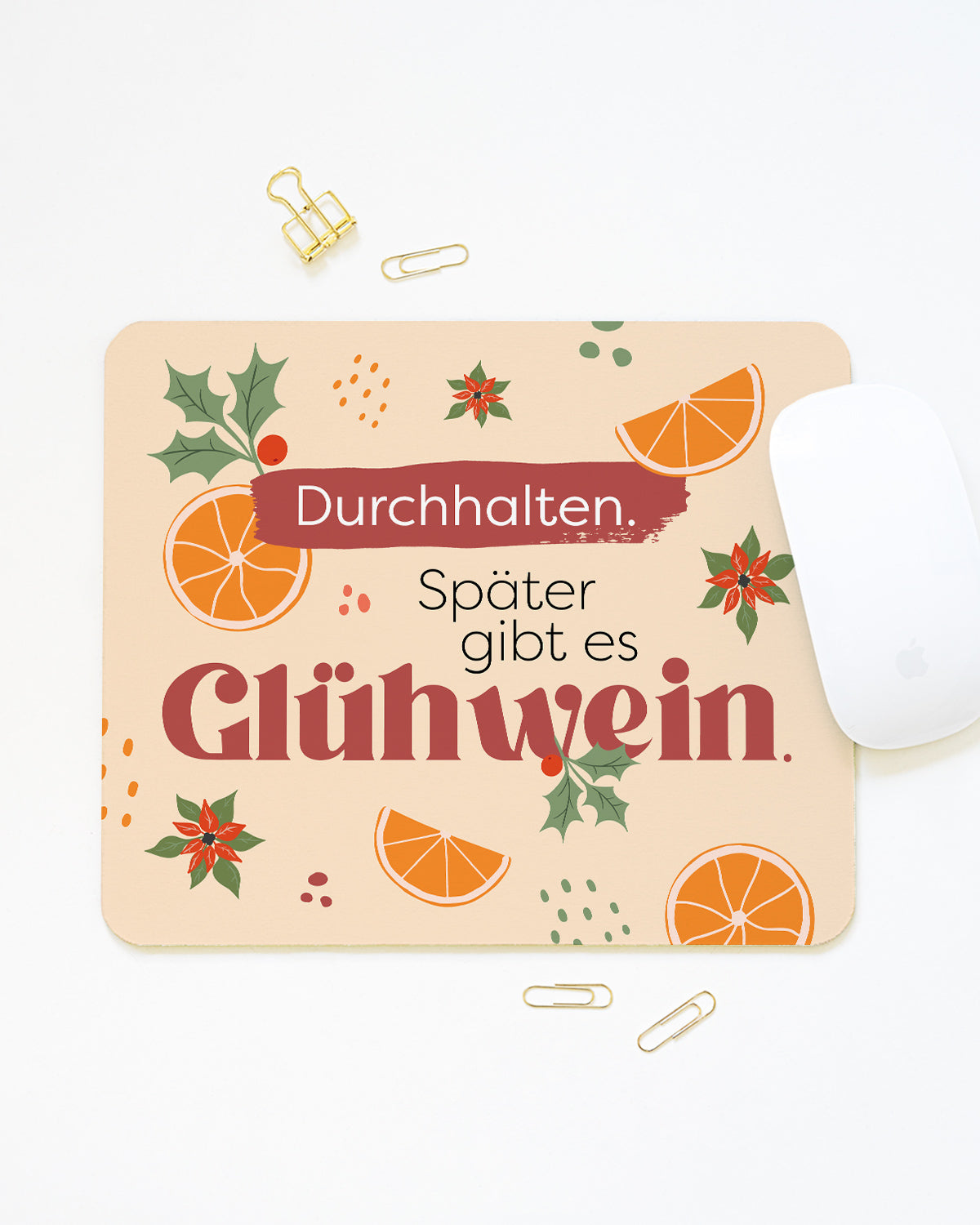 Später gibt es Glühwein - Mousepad Mousepad Visual Statements®