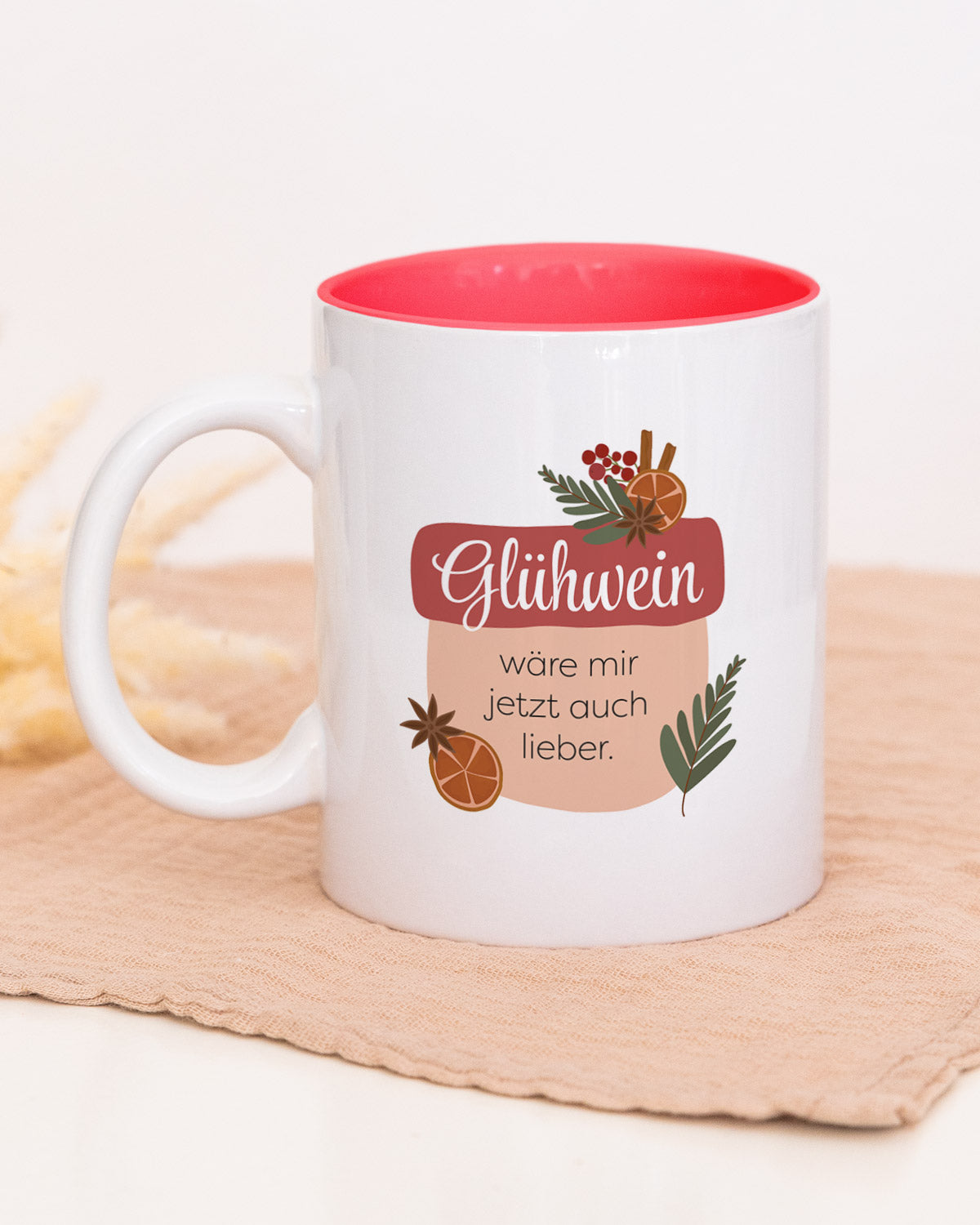 Lieber Glühwein - Tasse Rot Tasse Visual Statements®