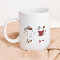 AM Coffee | PM Glühwein - Tasse