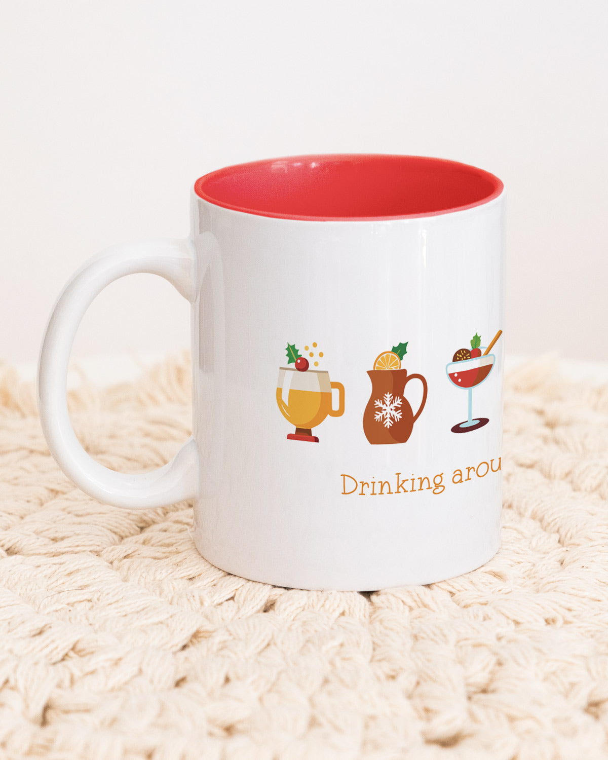 Drinking around - Tasse Rot Tasse Visual Statements®