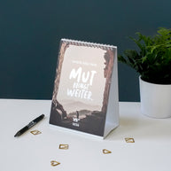 Monatstischkalender 2026 Mut bringt weiter Kalender VS
