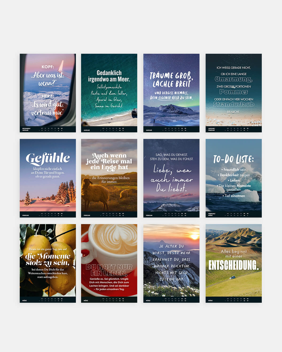 Best of VS - Wochentischkalender 2026 Kalender Visual Statements®