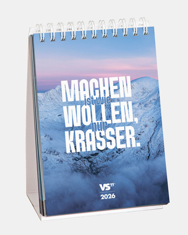 Motivation - Monatstischkalender 2026