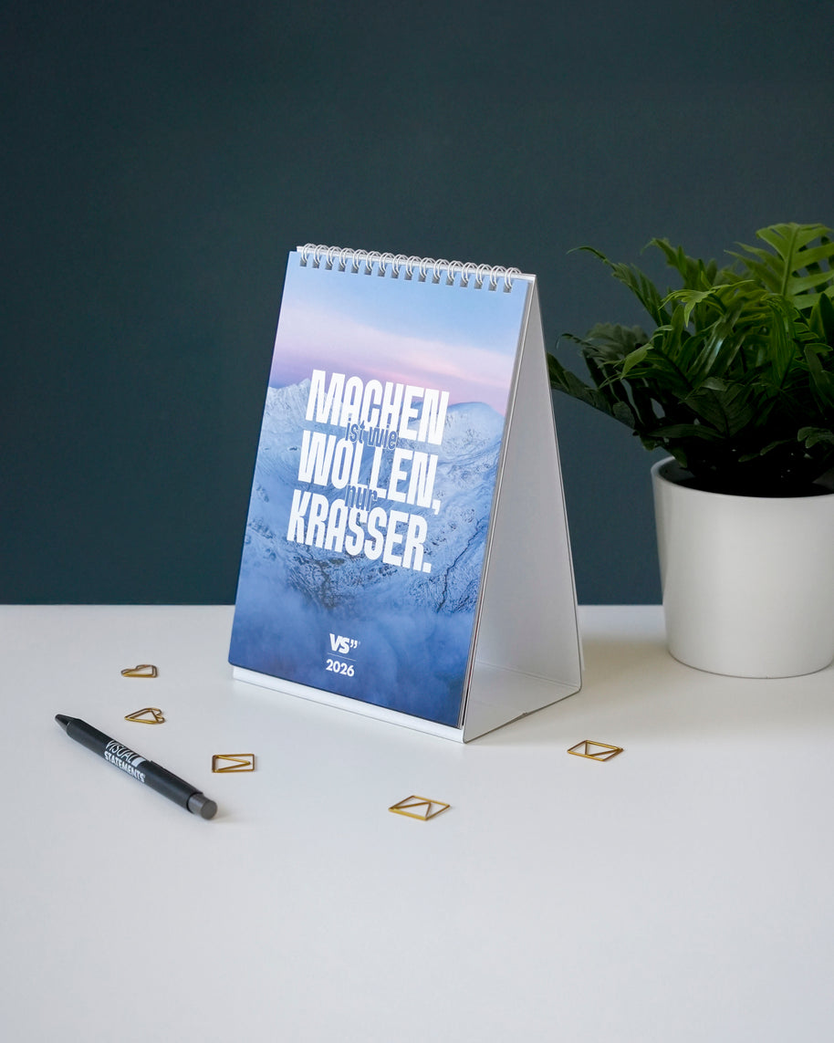 Monatstischkalender 2026 Motivation VS Kalender
