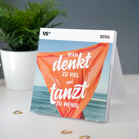 VS" - Postkartentischkalender 2026 Kalender Visual Statements®