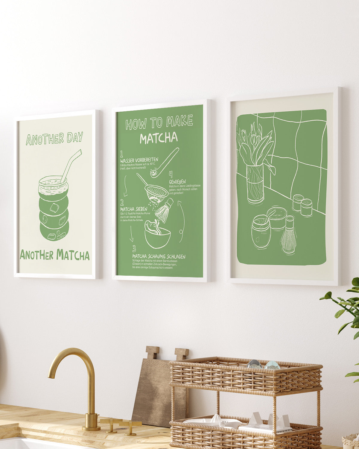 Another Day, Another Matcha - Poster Poster Visual Statements®