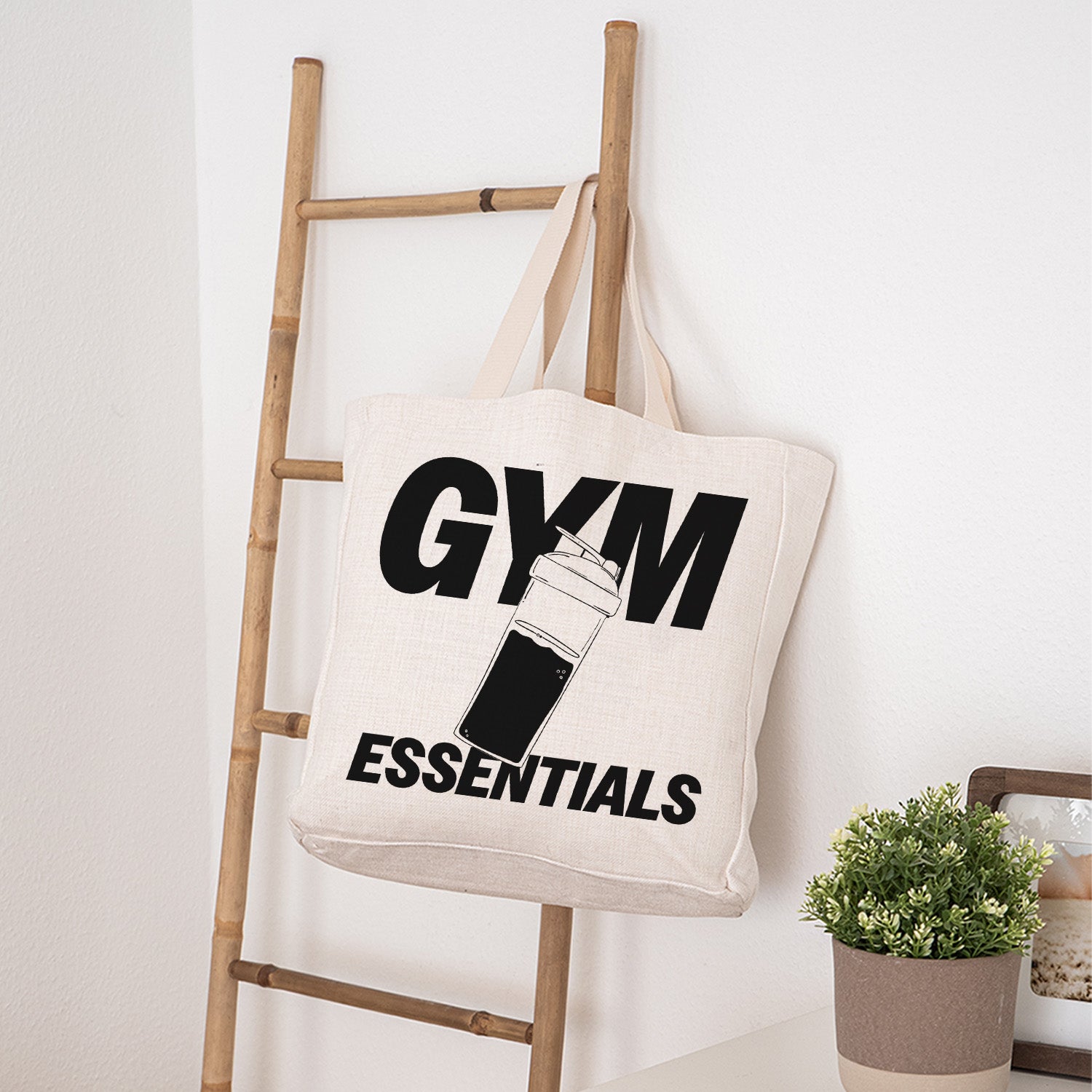 Gym Essentials - Stofftasche Stofftasche Visual Statements®