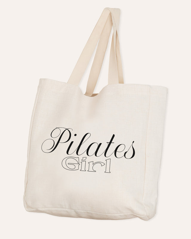 Pilates Girl - Stofftasche Stofftasche VISUAL STATEMENTS