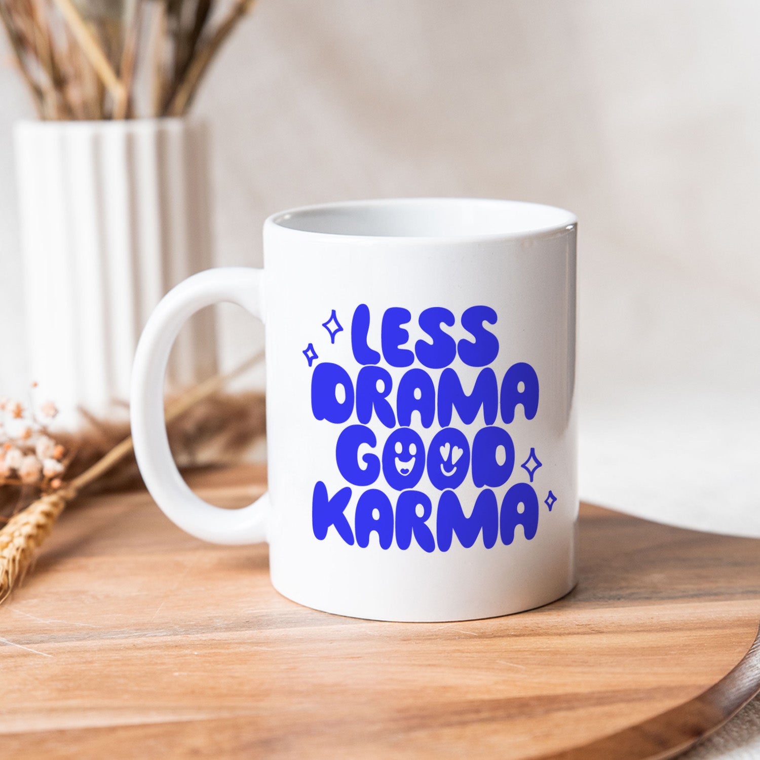 Less Drama, good Karma - Tasse Tasse Visual Statements®