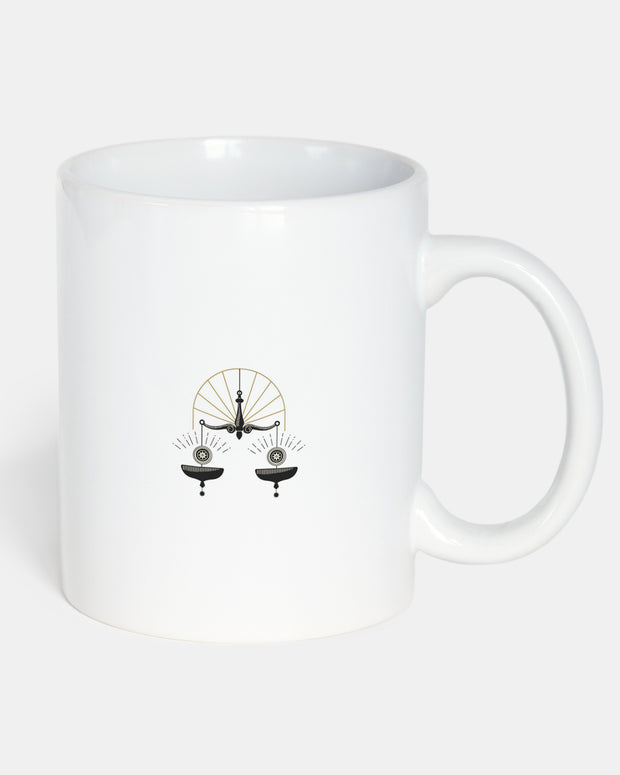 Tasse Weiss Sternzeichen Astrologie Aufdruck 