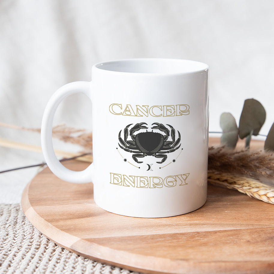 Tasse Weiss Sternzeichen Astrologie Aufdruck Krebs Cancer