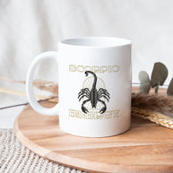 Tasse Weiss Sternzeichen Astrologie Aufdruck Skorpion