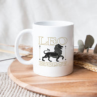 Tasse Weiss Sternzeichen Astrologie Aufdruck Löwe Leo