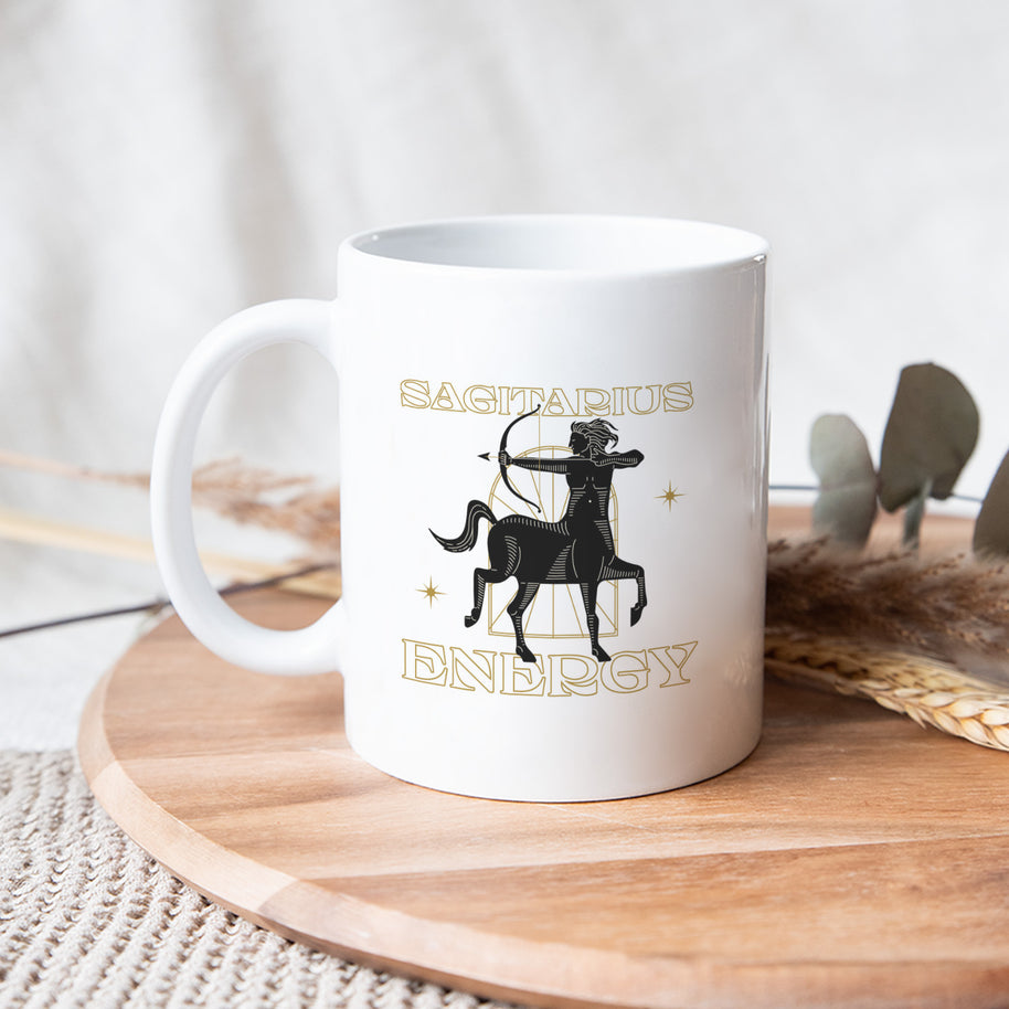 Tasse Weiss Sternzeichen Astrologie Aufdruck Schütze