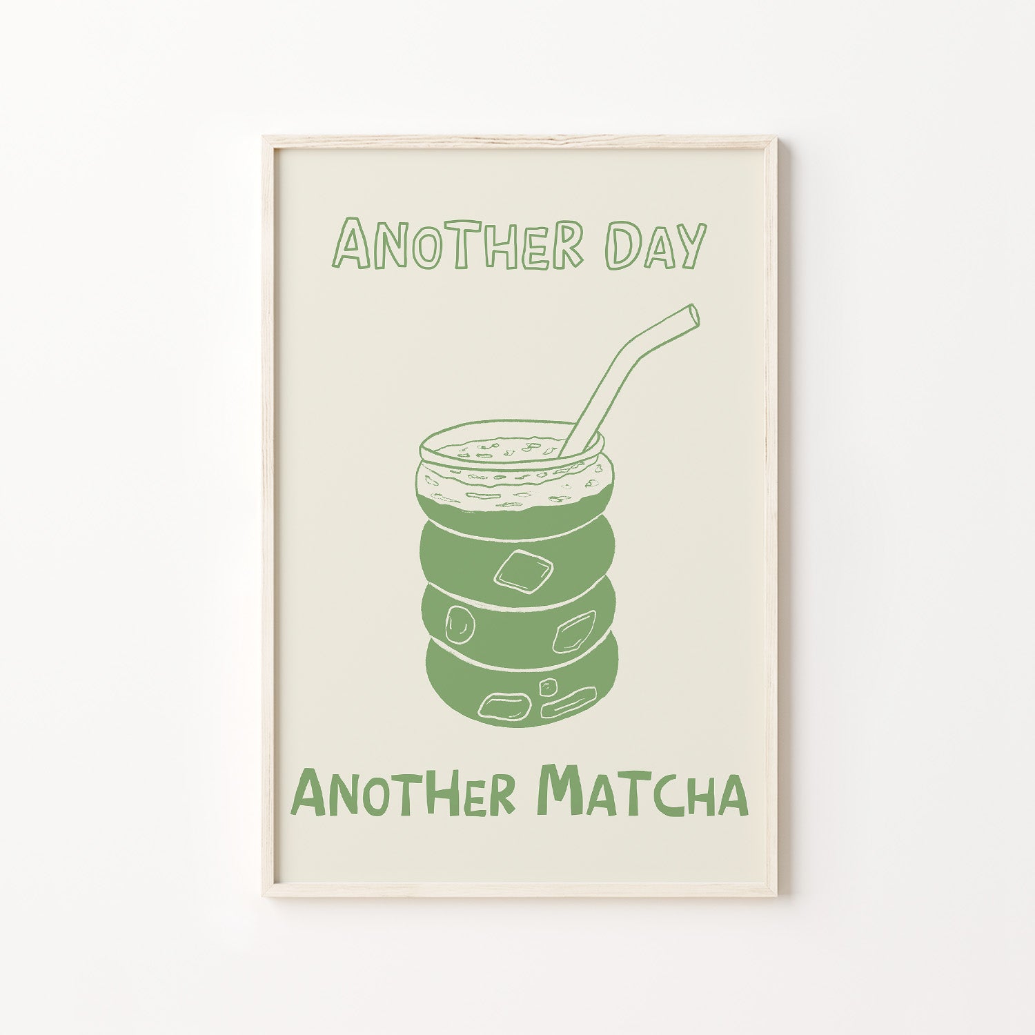 Another Day, Another Matcha - Poster Poster Visual Statements®