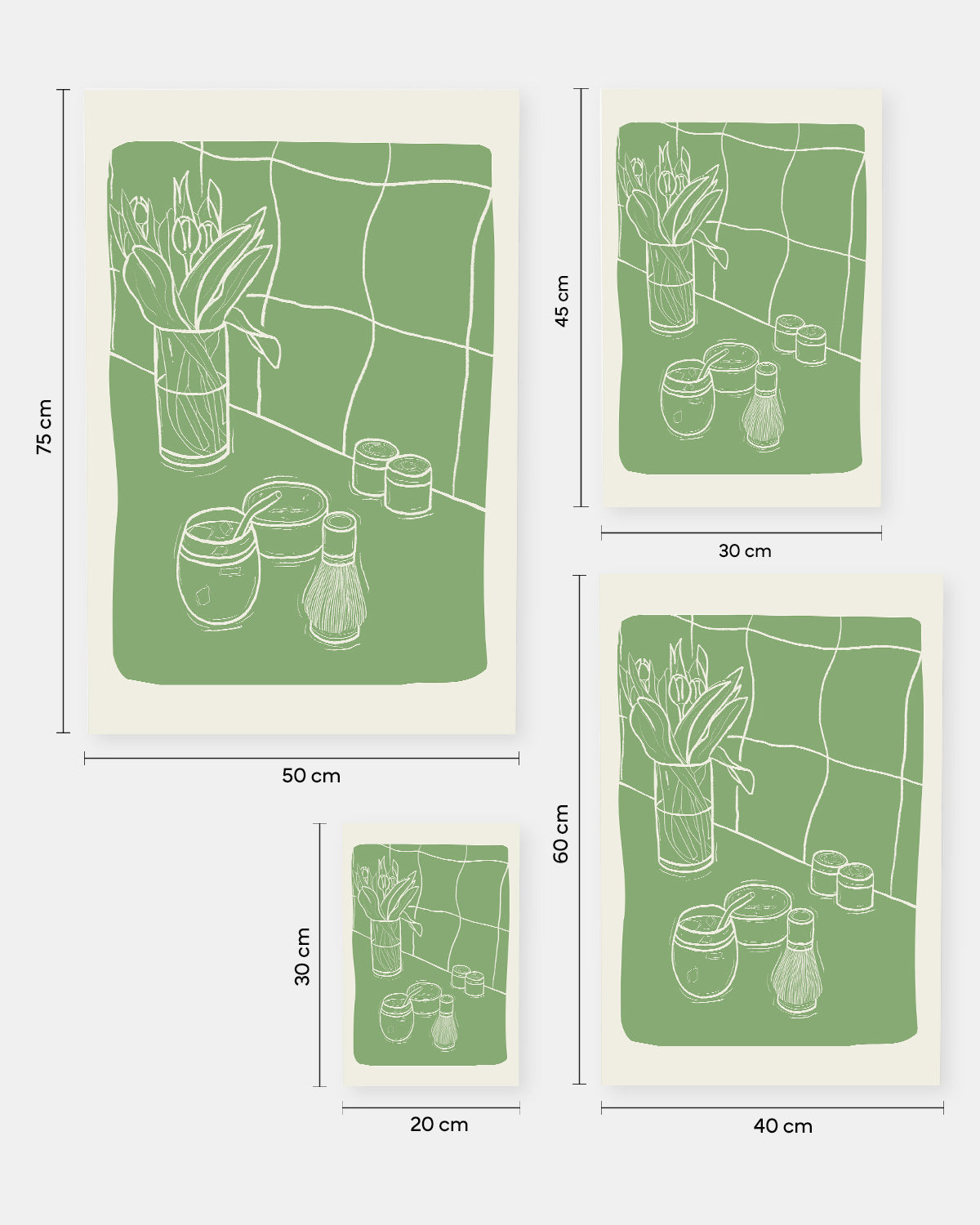 Matcha Illustration - Poster Poster Visual Statements®