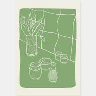 Matcha Illustration - Poster