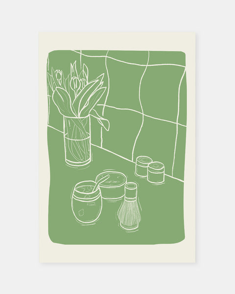 Matcha Illustration - Poster Poster Visual Statements®