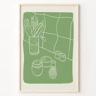 Matcha Illustration - Poster