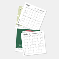 Holzaufsteller Kalender 2027 – Couple Bucket List Kalender Visual Statements®
