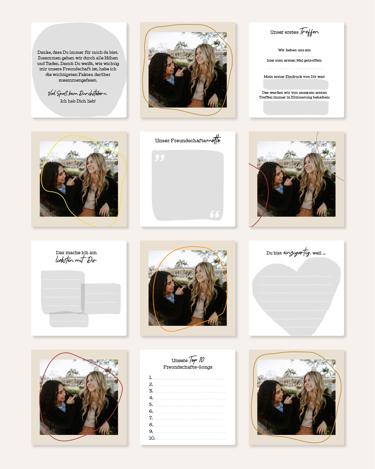 You are my Bestie - Karten im Holzaufsteller Karten im Holzaufsteller Visual Statements®