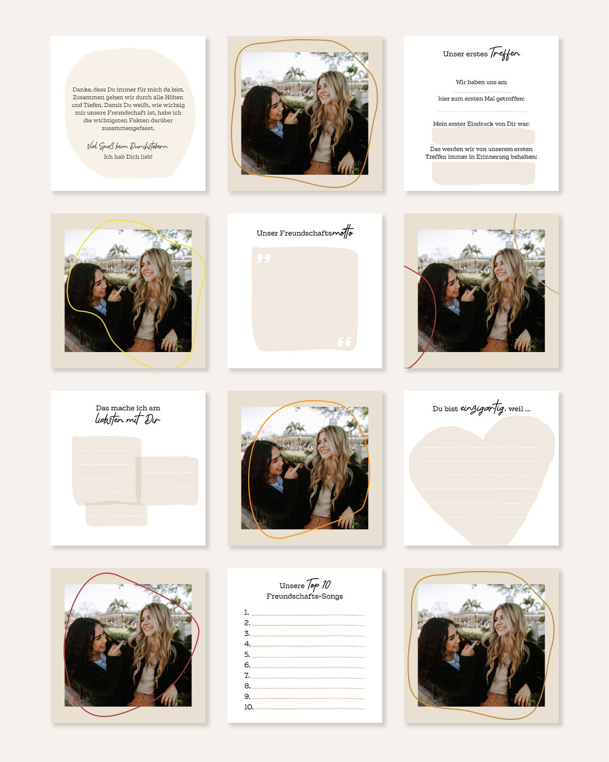 You are my Bestie - Karten im Holzaufsteller Karten im Holzaufsteller Visual Statements®