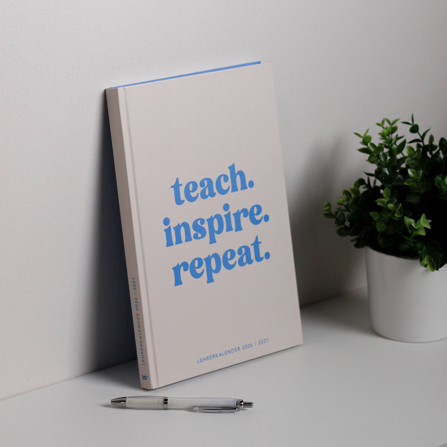 Lehrerkalender 2026 / 2027 - teach, inspire. repeat. Kalender Visual Statements®