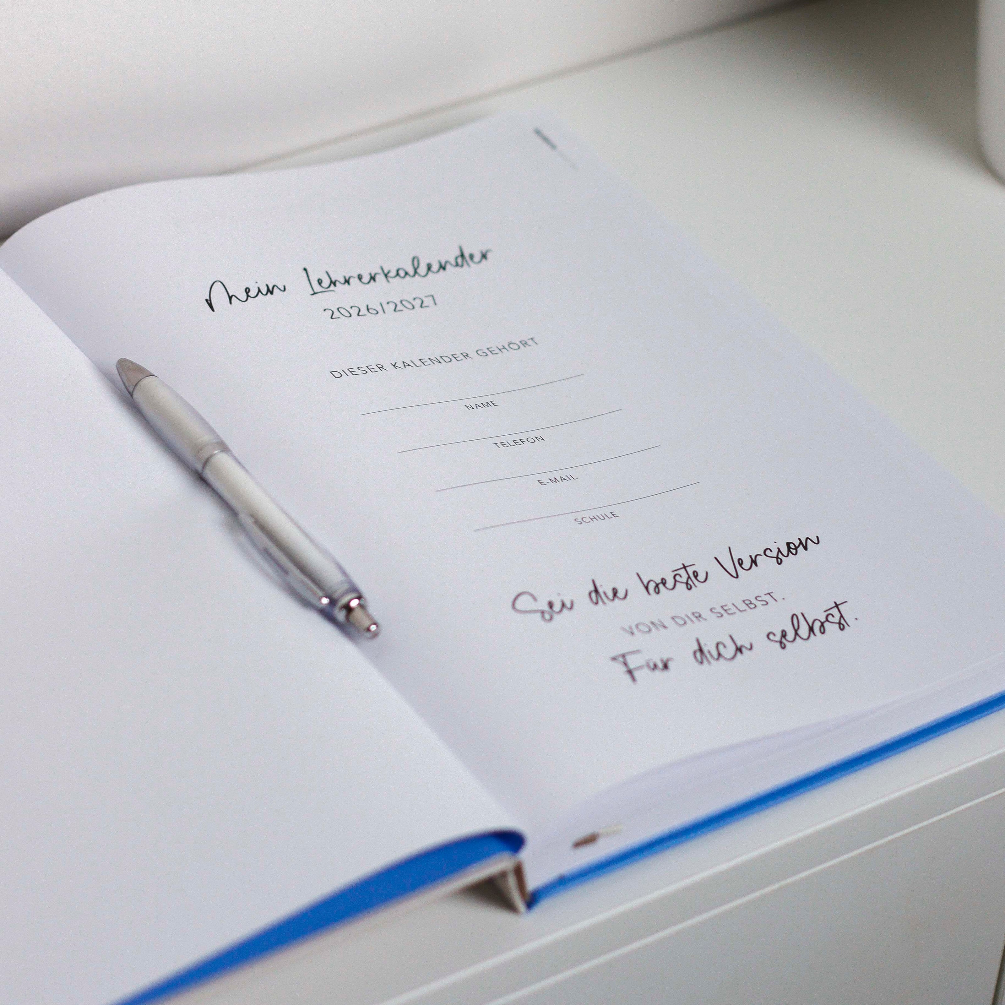 Lehrerkalender 2026 / 2027 - teach, inspire. repeat. Kalender Visual Statements®