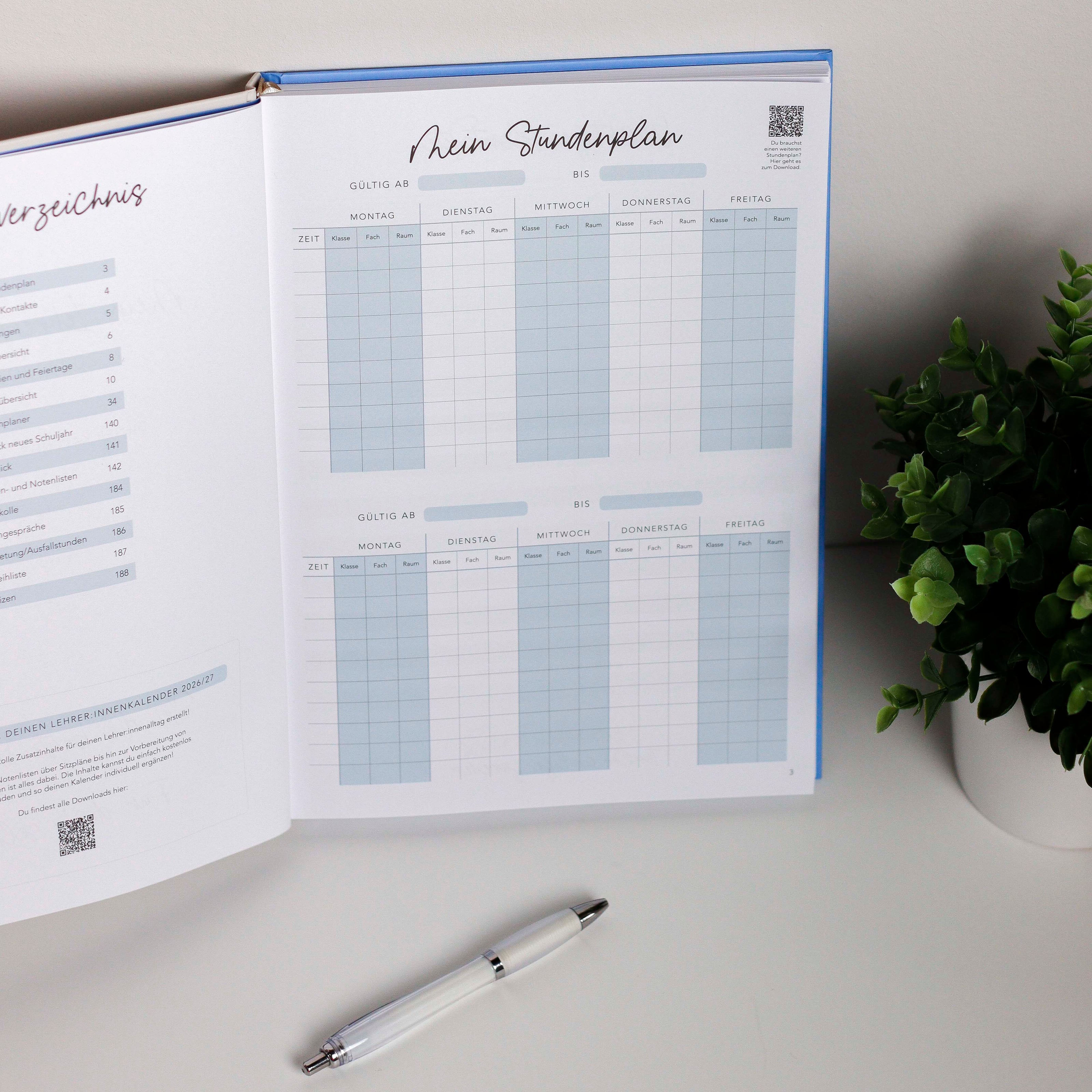 Lehrerkalender 2026 / 2027 - teach, inspire. repeat. Kalender Visual Statements®