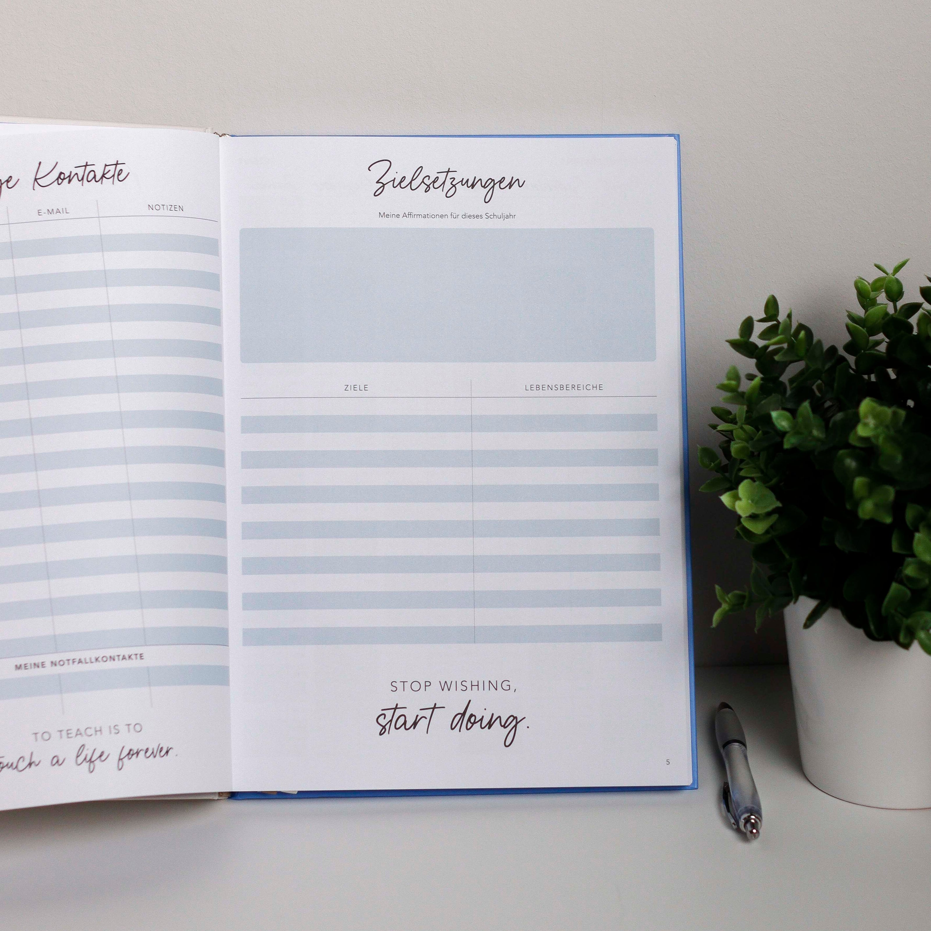 Lehrerkalender 2026 / 2027 - teach, inspire. repeat. Kalender Visual Statements®