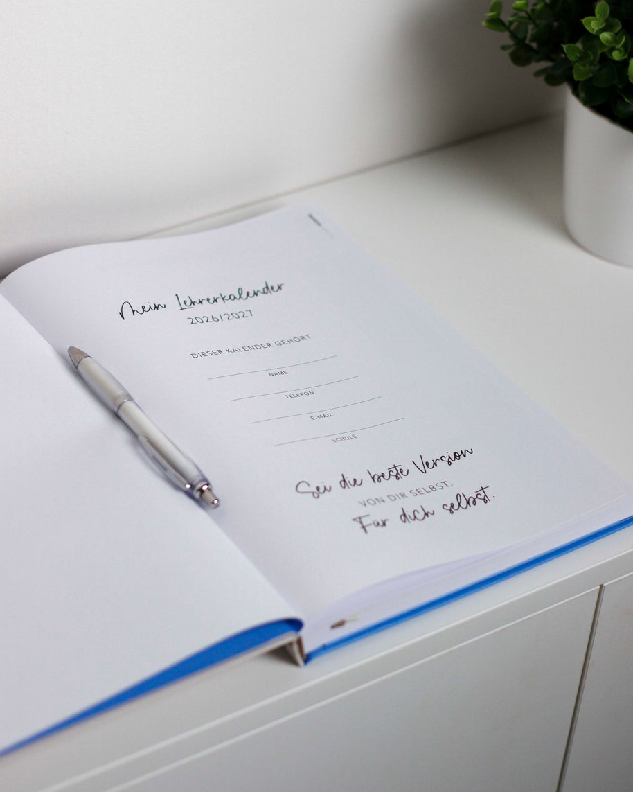 Lehrerkalender 2026 / 2027 - teach, inspire. repeat. Kalender Visual Statements®