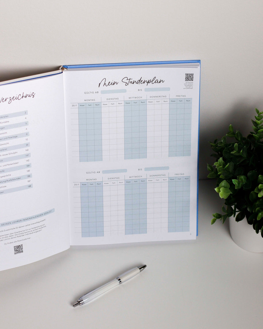 Lehrerkalender 2026 / 2027 - teach, inspire. repeat. Kalender Visual Statements®